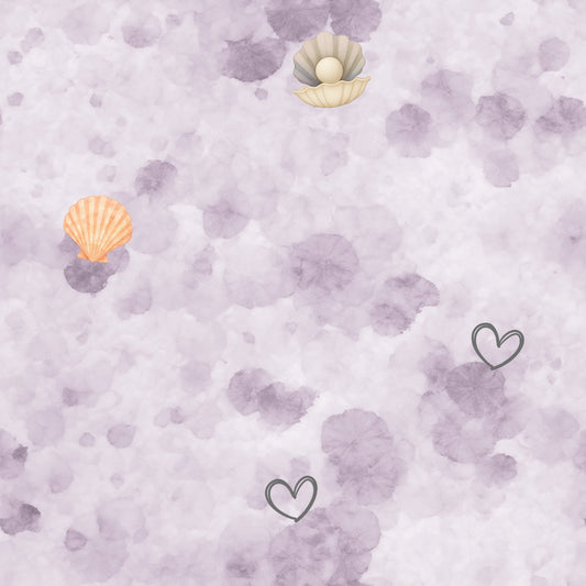 Kinderstoff Meterware Jersey | Rib Jersey | French Terry - „Magische Meeresfreunde" Kombi