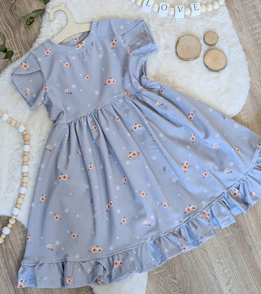 Kleine Meerjungfrau Kombistoff | Blumen Stoff Meterware | Kinderstoff