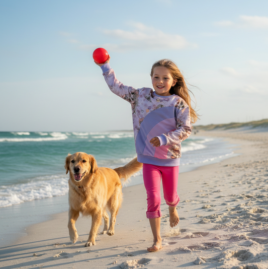 Magische Meeresfreunde | Meerjungfrau Stoff Meterware | Kinderstoff