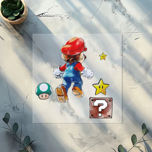 Stoffpaket 1m "Super Boy" - French Terry | Bündchen | Bügelbild