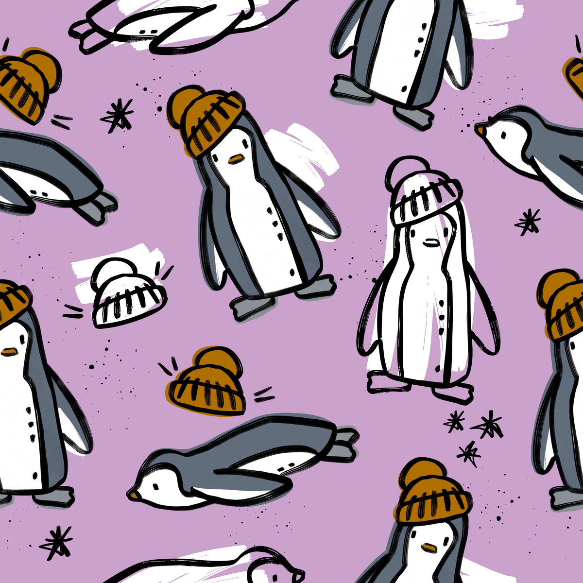 Pingu Parts Rosa Katzengold Design | Stoffzauber Kati