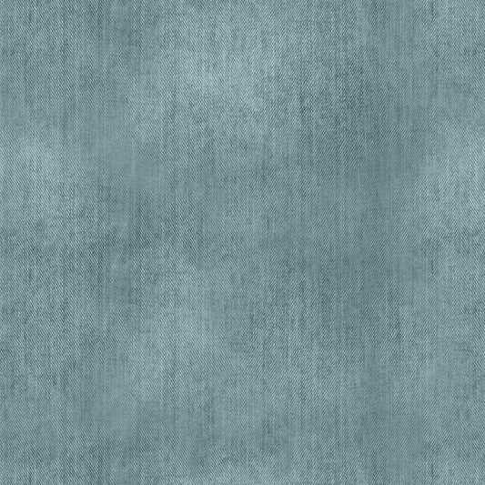 Kinderstoff Meterware Jersey | French Terry - „Demin" blau | Kombi