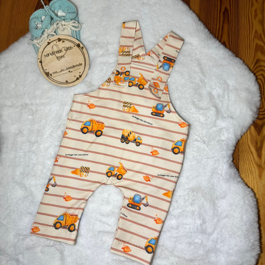 Ich Bagger gerne | Bagger Badestoff UV50+ Meterware | Kinderstoff für Bademode