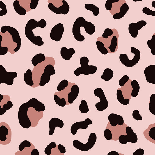 Stoff Meterware 0,5m Softshell „Soft Leo Rosa"