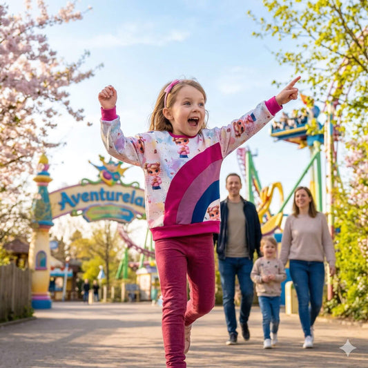Cup Cake Girl | Mädchen Stoff Meterware | Jersey Kinderstoff
