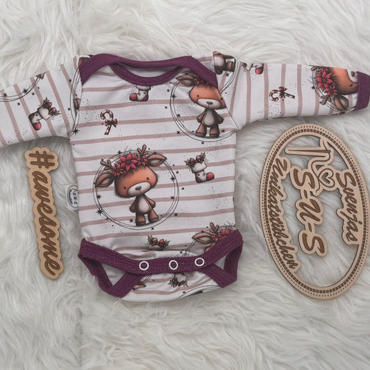 Winterrehchen Weihnachtsstoff Meterware | Kinderstoff