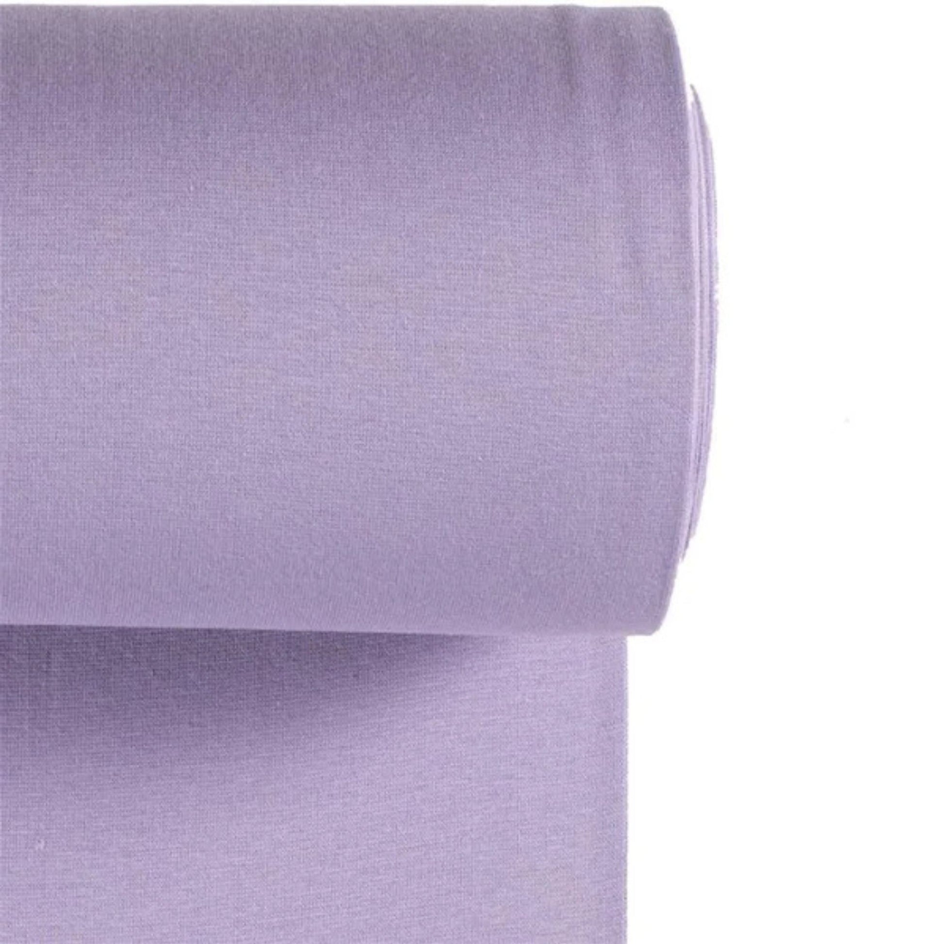 Bündchen Stoff flieder Feinripp – Strickbündchen Meterware Kinderkleidung Handmade by Kati