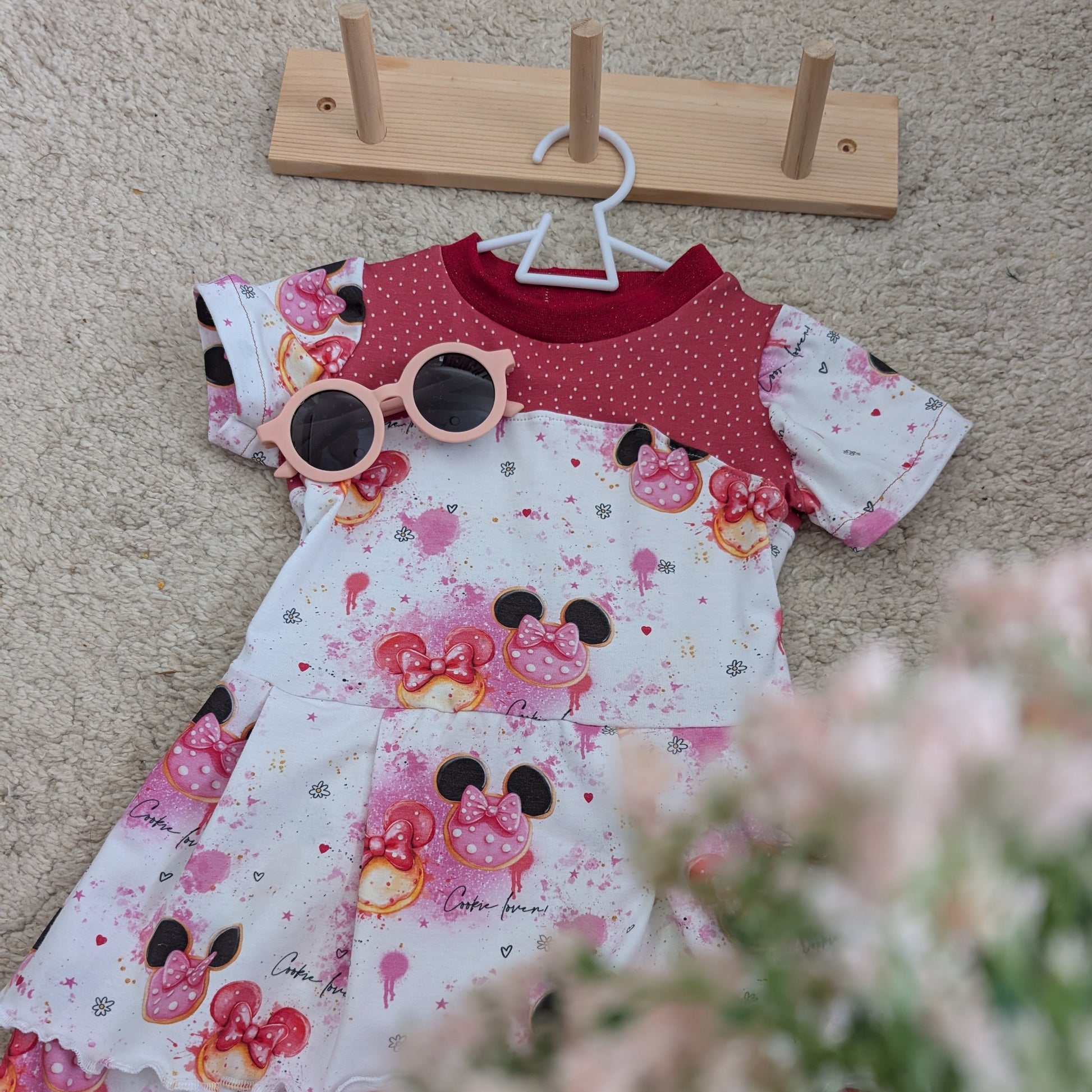 Cookie Lover Kinderstoff Farbvariante – Gebäck Jersey Meterware