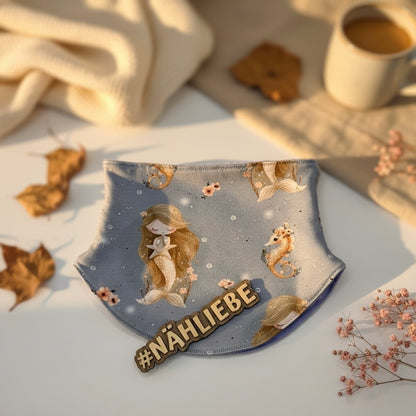 Meerjungfrau Haarband Set handgemacht – Halssocke Kinder Mädchen