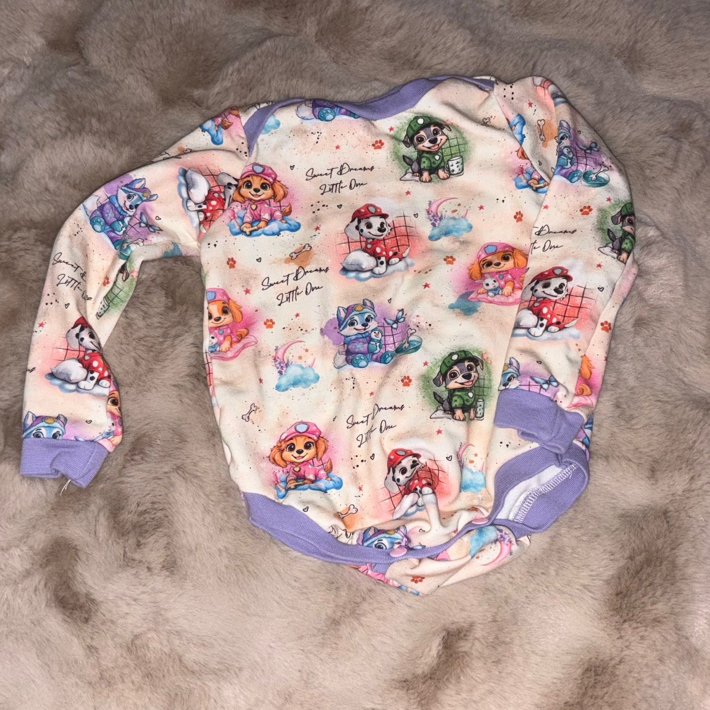 Sweet Dreams Fellnasen Stoff Rib Jersey – Kinderstoff Tier Motiv Meterware