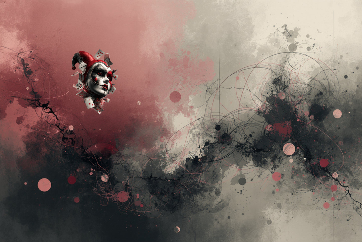 Stoff-Panel „Clown“ inkl. Kombistoff