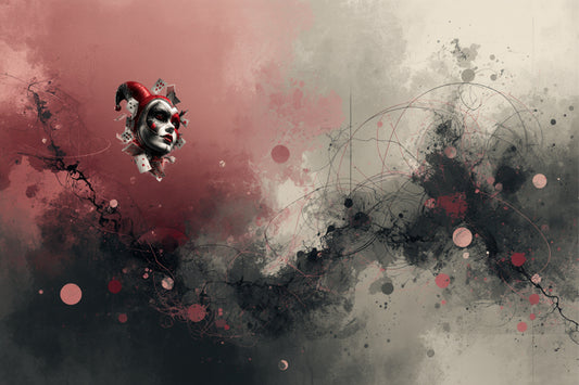 Stoff-Panel „Clown“ inkl. Kombistoff