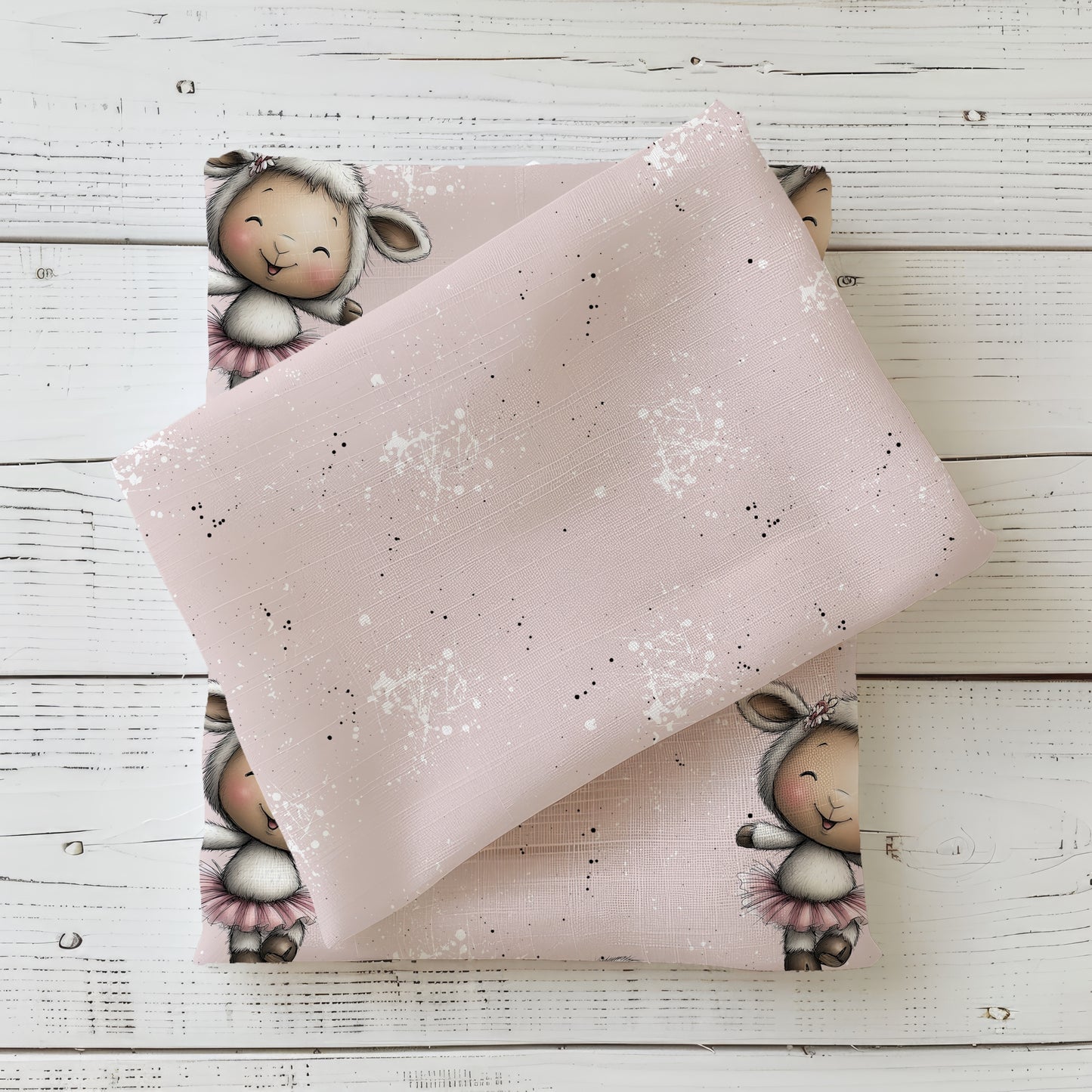 Tanzendes Lämmchen | Kombi  Kinderstoff Meterware