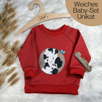 Handmade Baby Set "Zebra" | Unikat  | sofort bei Dir