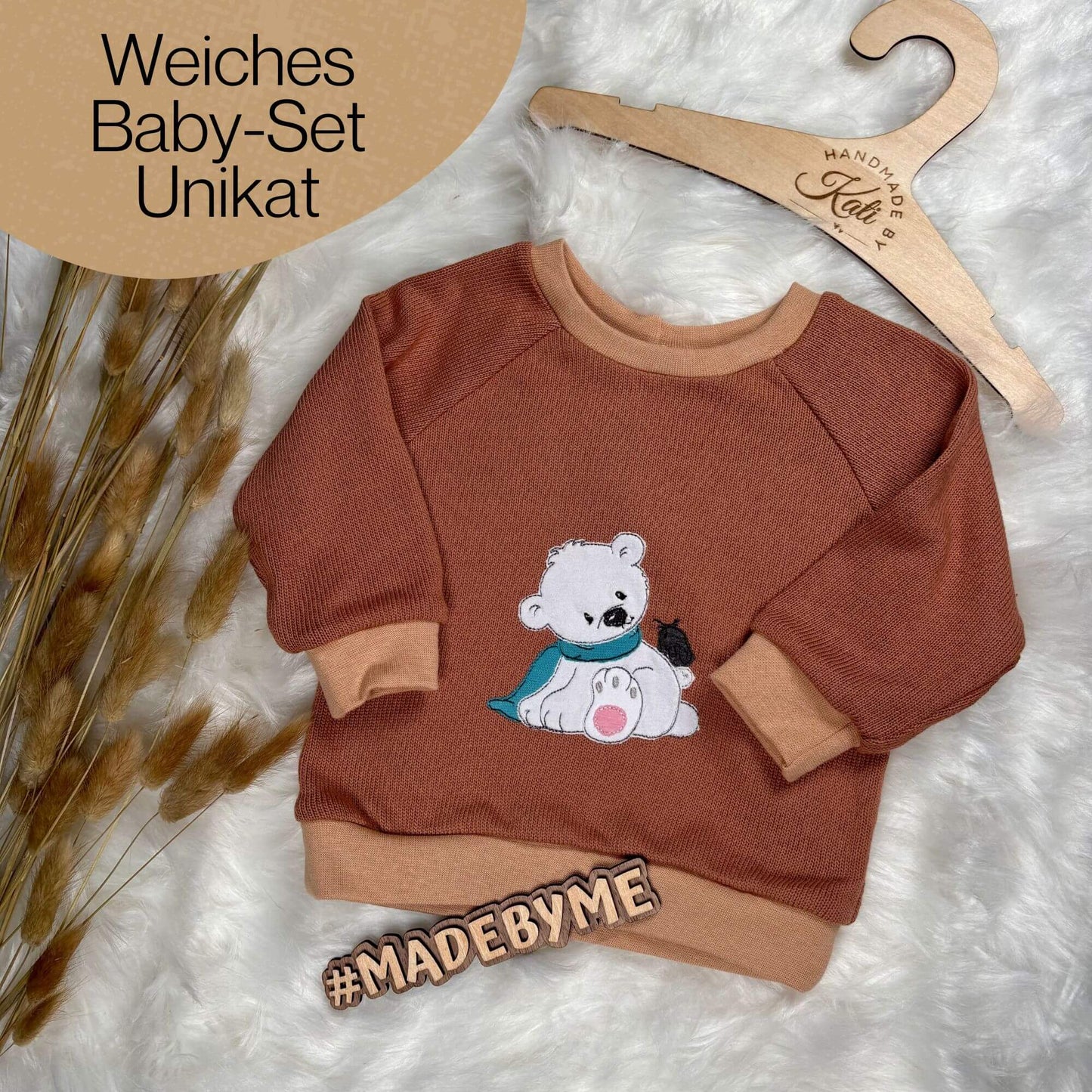 Handmade Baby Set "Eisbär" | Unikat  | sofort bei Dir