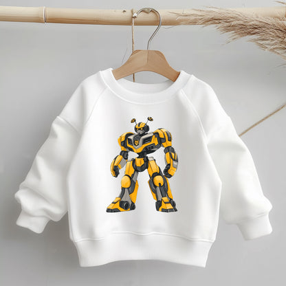 RobotCars A4 DTF Transfer Variante – Bügelbild Roboter Auto Kindershirt