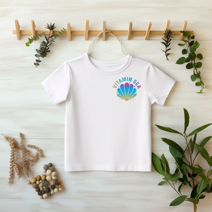 Vitamin Sea DTF Transfer Detailaufnahme – Sommer Meer Bügelbild Textilien
