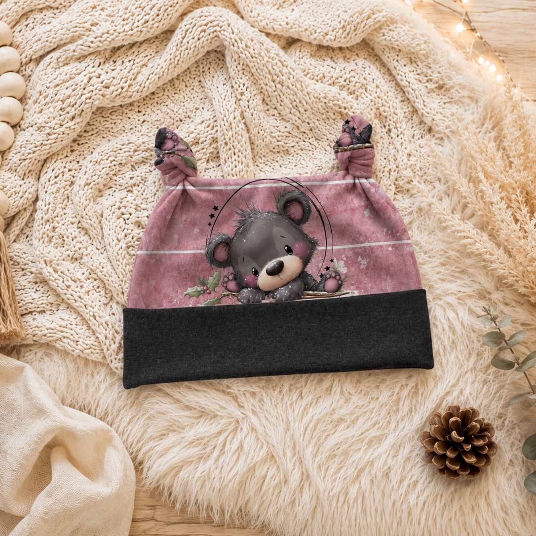 Baby Strampler Winterbärchen Set | handgenäht | Gr. 56–80