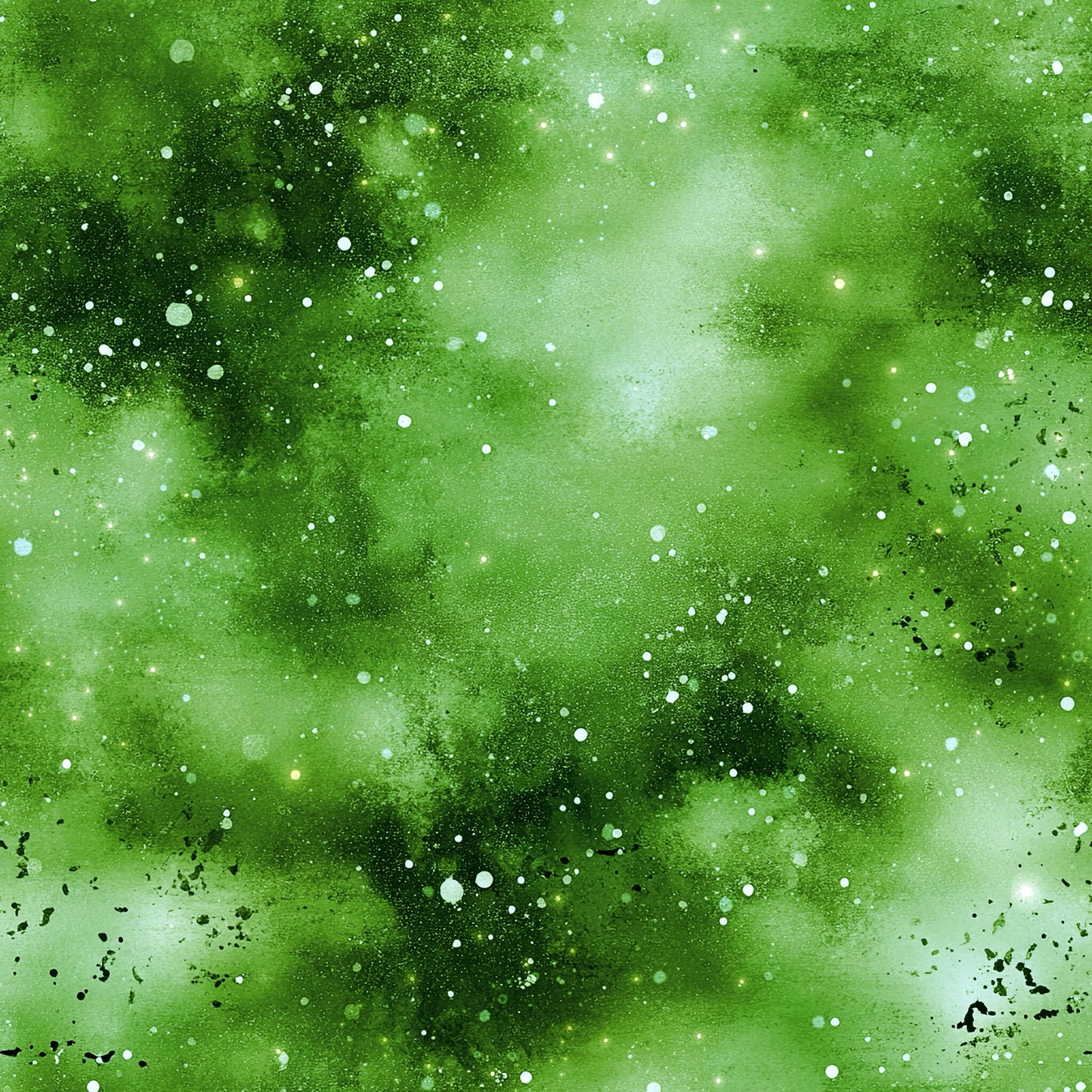 Toxic Galaxy grün | Kombi Stoff Meterware | Kinderstoff