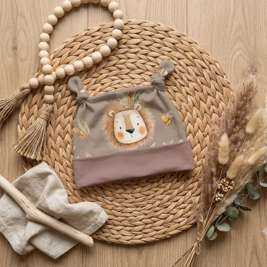 Baby Strampler Boho Safari Freunde Set | handgenäht | Gr. 56–80