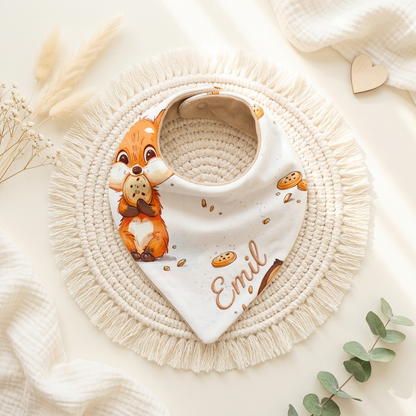 Pumphose Baby Fuchs handgenäht | French Terry Set personalisiert