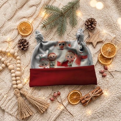 Baby Strampler Weihnachtsfreunde | handgenäht | Gr. 56–80