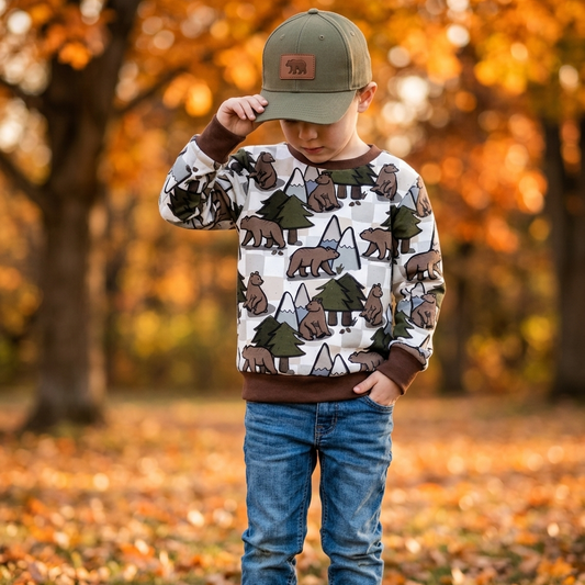 Waldlife | French Terry Herbst Stoff Meterware
