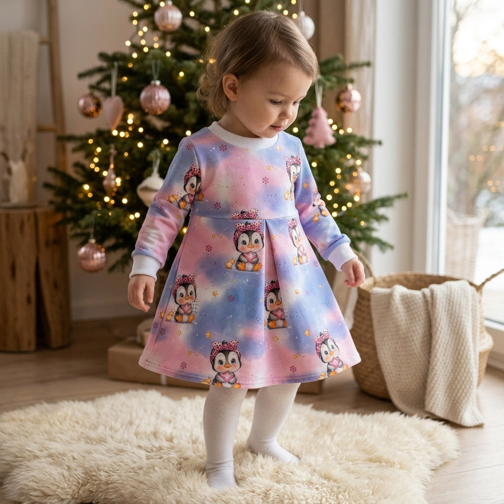 Sternenbote Pinguin | Pinguin Stoff Meterware | Kinderstoff
