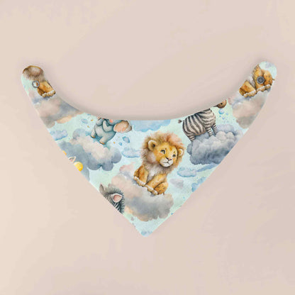 Safari Träume Halstuch Baby mint – Dreieckstuch personalisierbar mit Name