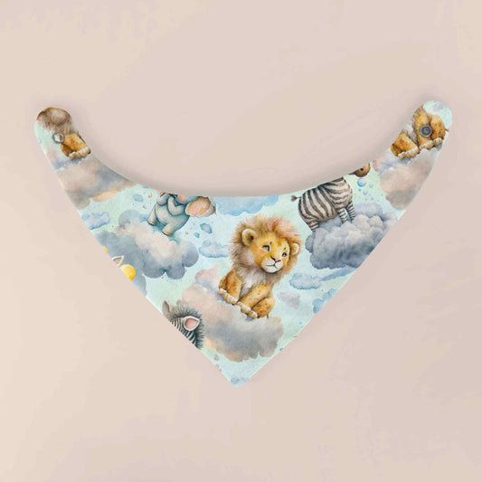 Safari Träume Halstuch Baby mint – Dreieckstuch personalisierbar mit Name