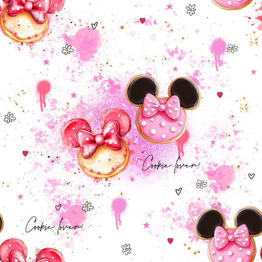 Cookie Lover | Gebäck Stoff Meterware | Kinderstoff