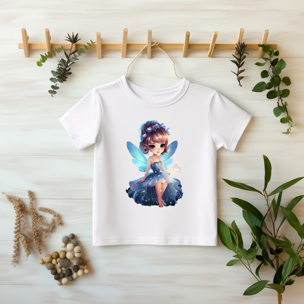 Mondlich Fee Bügelbild  | Hochwertiger DTF-Transfer für Kinderkleidung & Accessoires