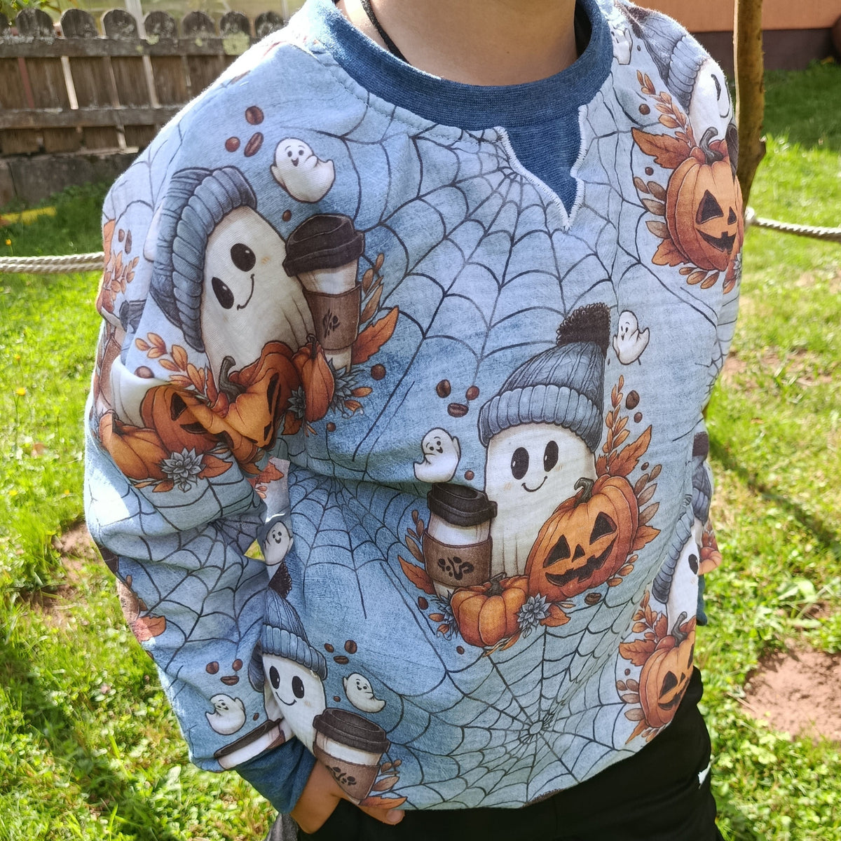 Spooky Autumn |  Halloween Kinderstoff French Terry
