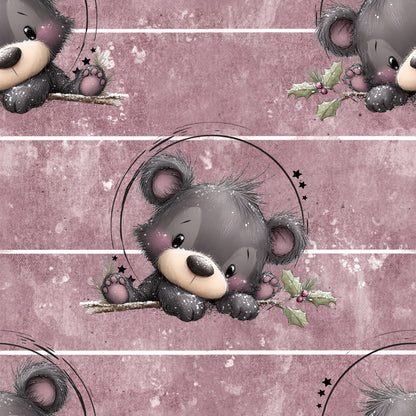 Pumphose Baby "Winterbärchen" handgenäht |  Set personalisiert