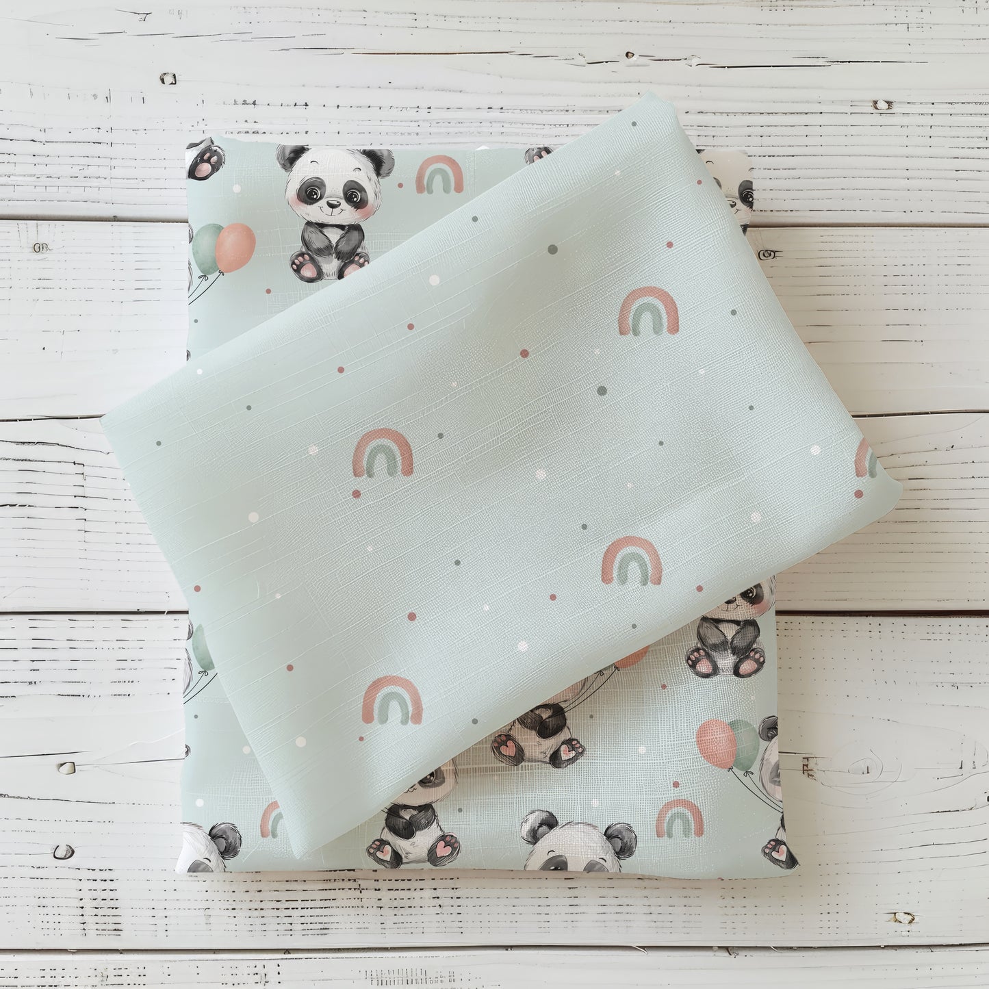 Kombi Stoff - Jersey | Rib Jersey | French Terry Stoffe "Regenbogen"
