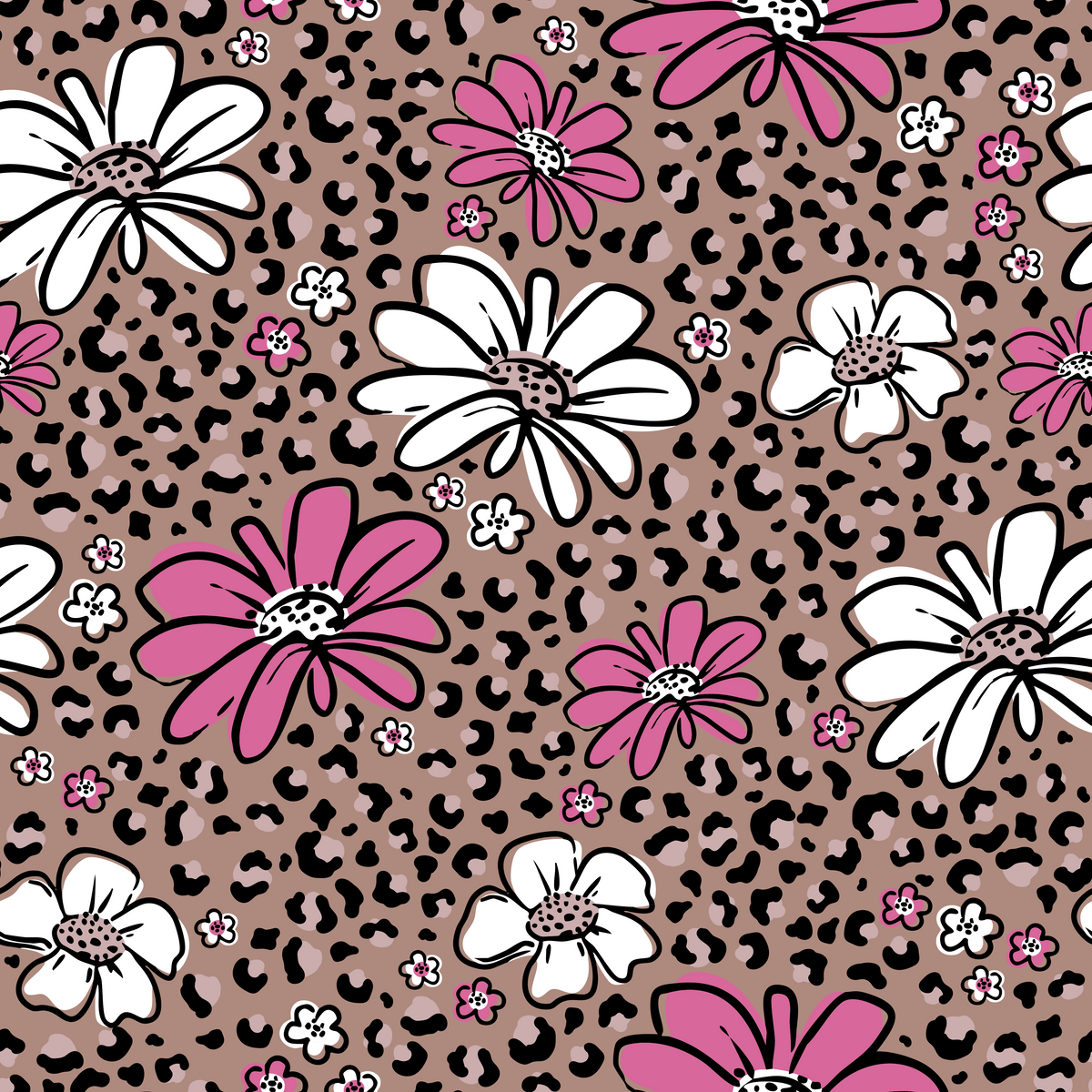 Leo Blüten | Blumen Stoff Meterware | Kinderstoff