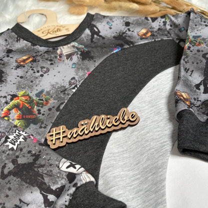 Kinder Sweatshirt „Game 4 Nite“ | Handmade Pullover aus French Terry