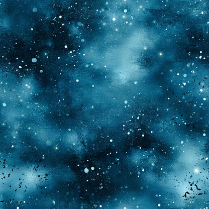 Nacht der Sterne | Galaxy Kombi Stoff Meterware