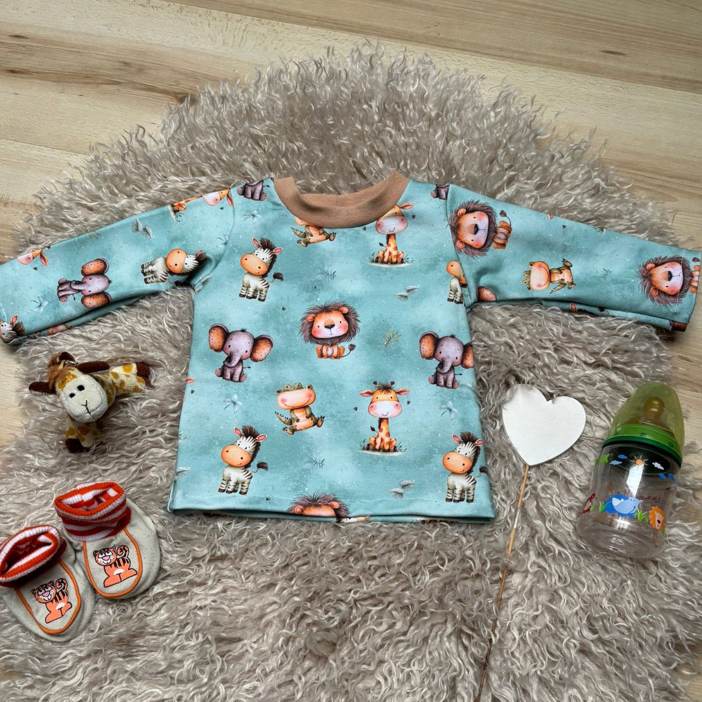 Little Safari | Tiere Stoff Meterware |  Kinderstoff