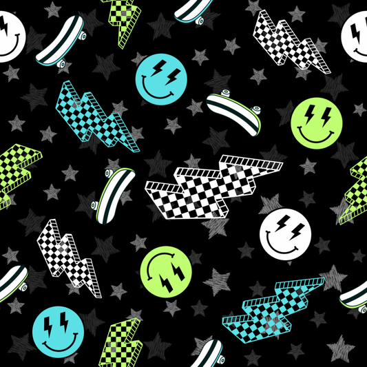 Smiley |  Kinderstoff French Terry