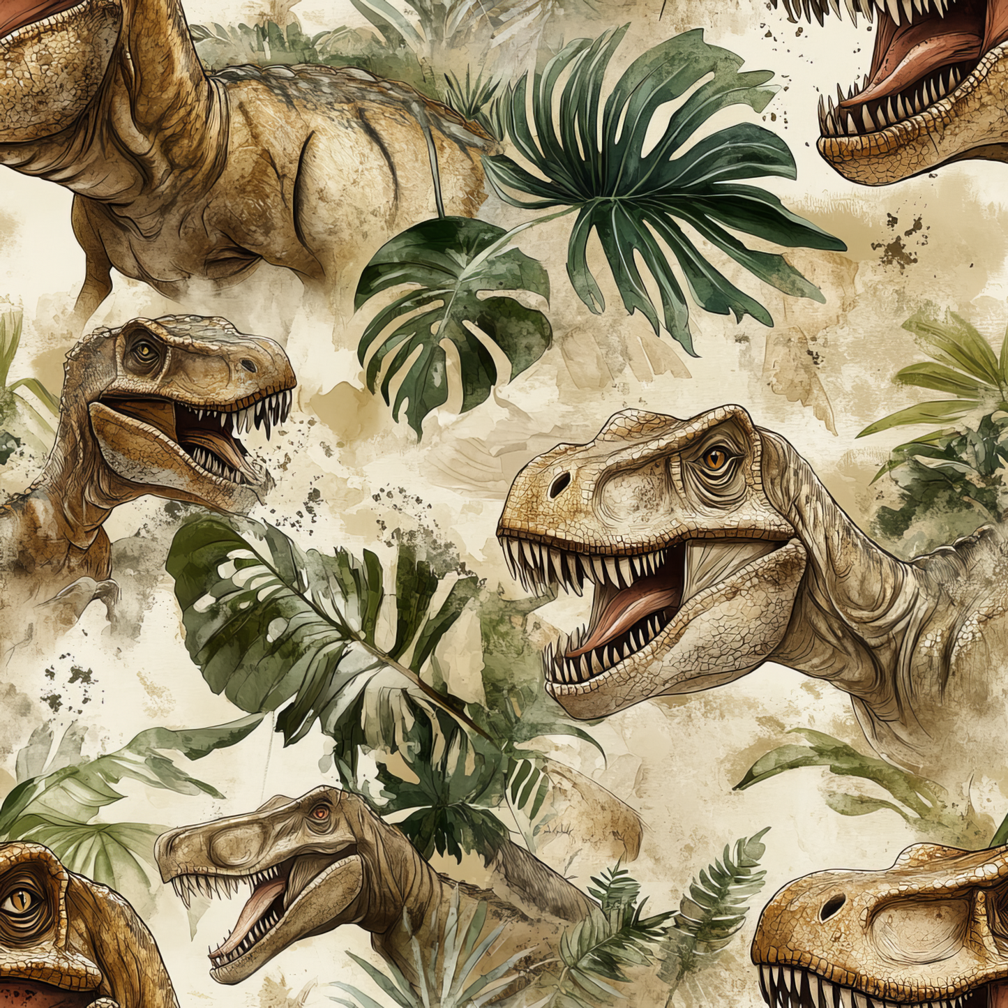 Jurassic Roar | Dino Stoff Meterware | Kinderstoff