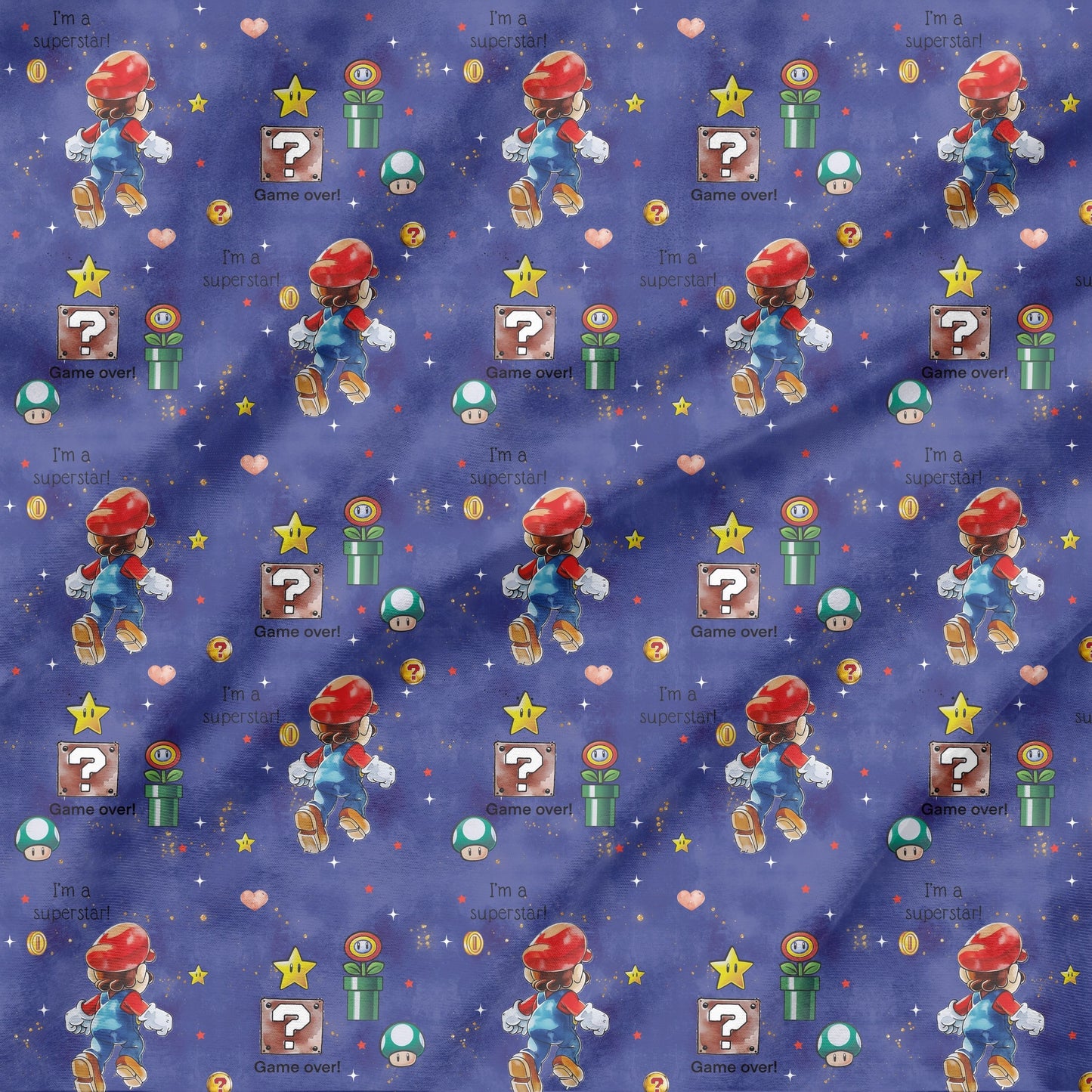 Stoffpaket Super Boy 0,5m Bügelbild – DTF Transfer Superheld Kindershirt