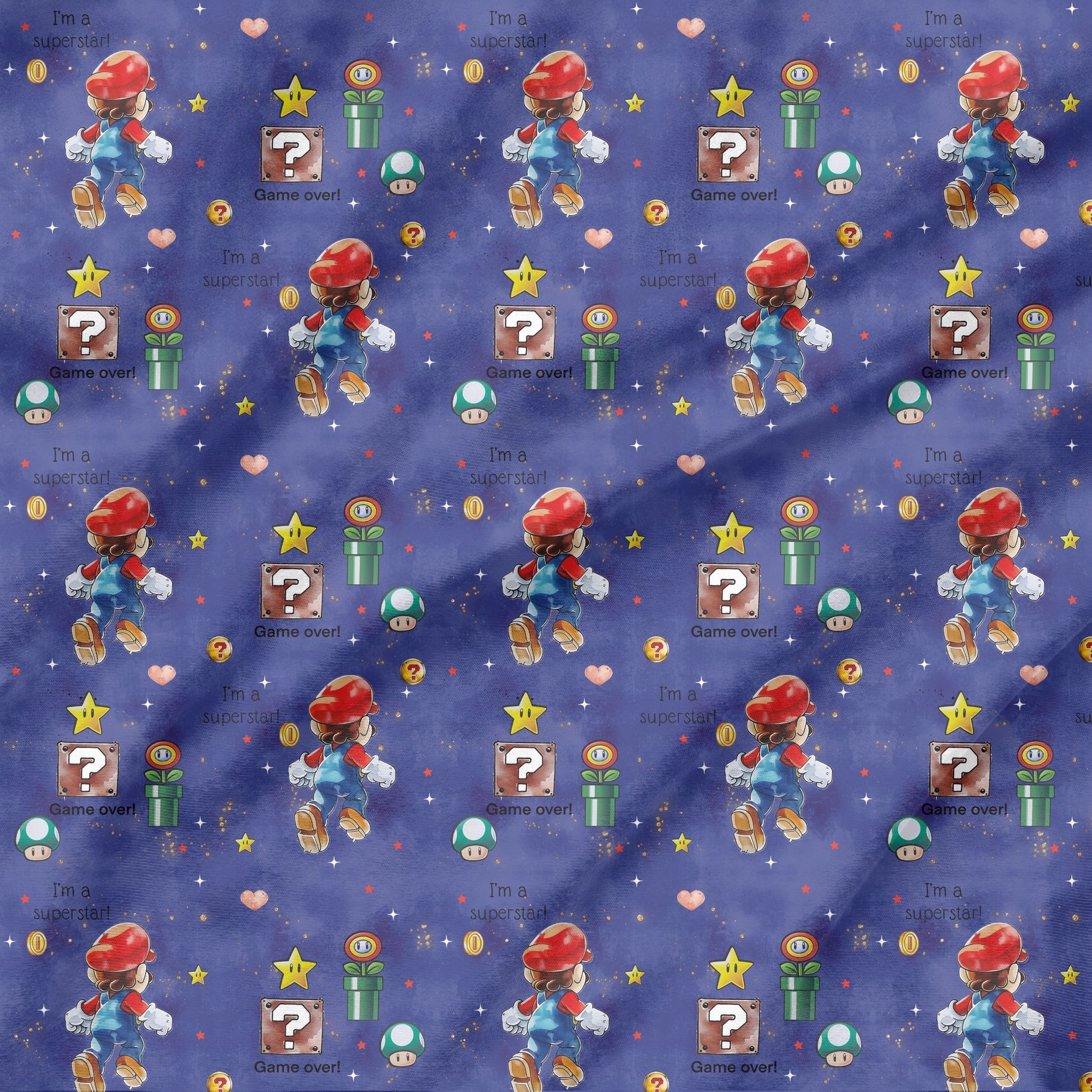 Stoffpaket Super Boy 0,5m Bügelbild – DTF Transfer Superheld Kindershirt
