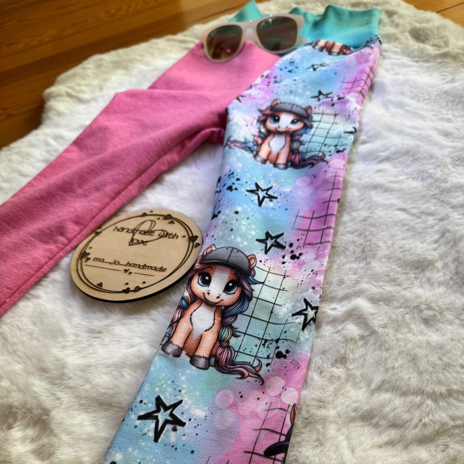 Cool Pony Stoff Meterware – Kinderstoff Jersey Nähprojekt Kindermode
