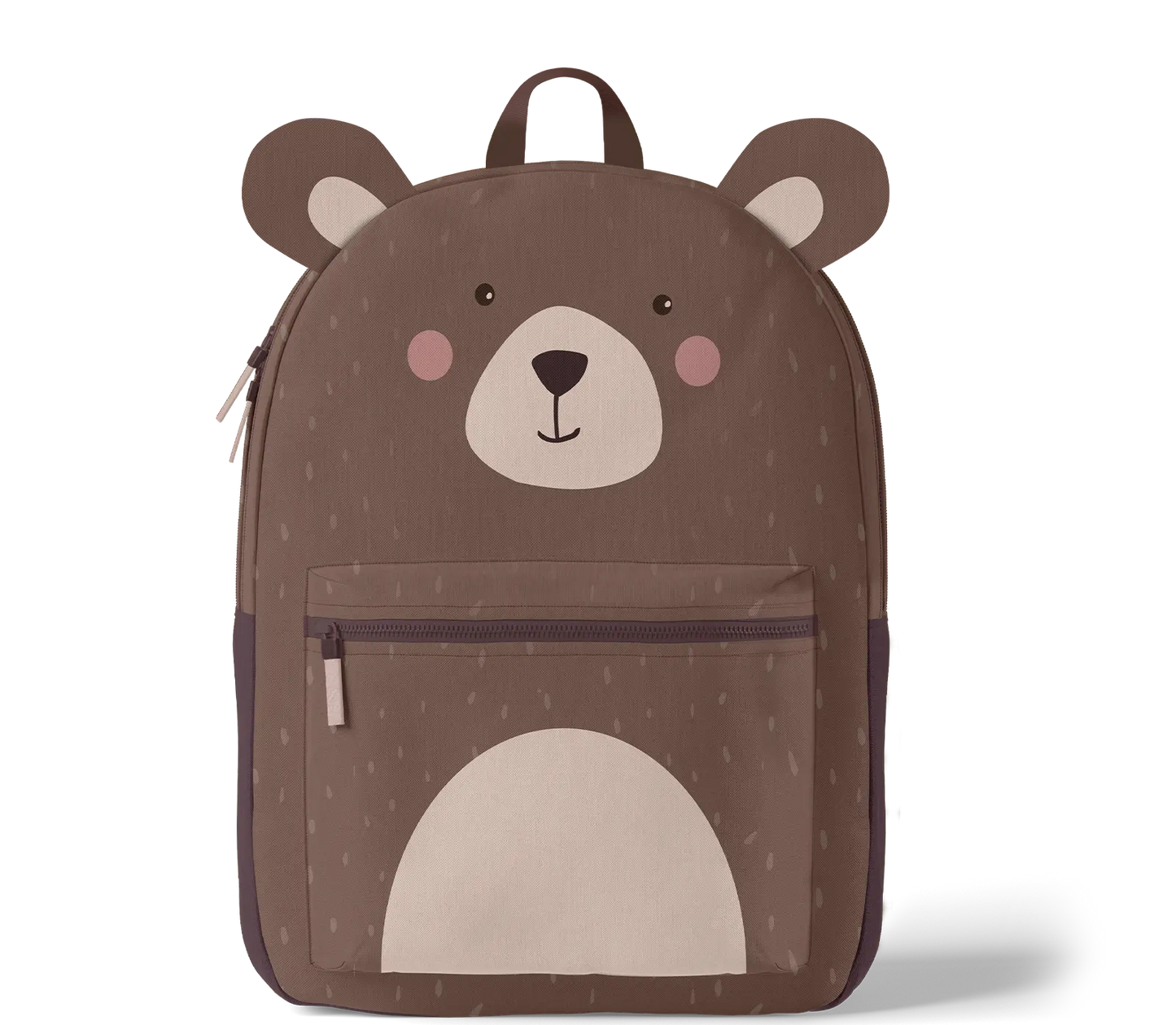 Rucksack Nähpanel für Kinder – Bär Motiv Panel für DIY Kinderrucksack