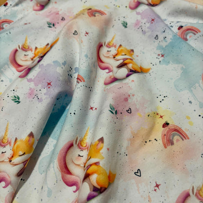 Sweatshirt Kinder "Einhorn & Fuchs" – French Terry