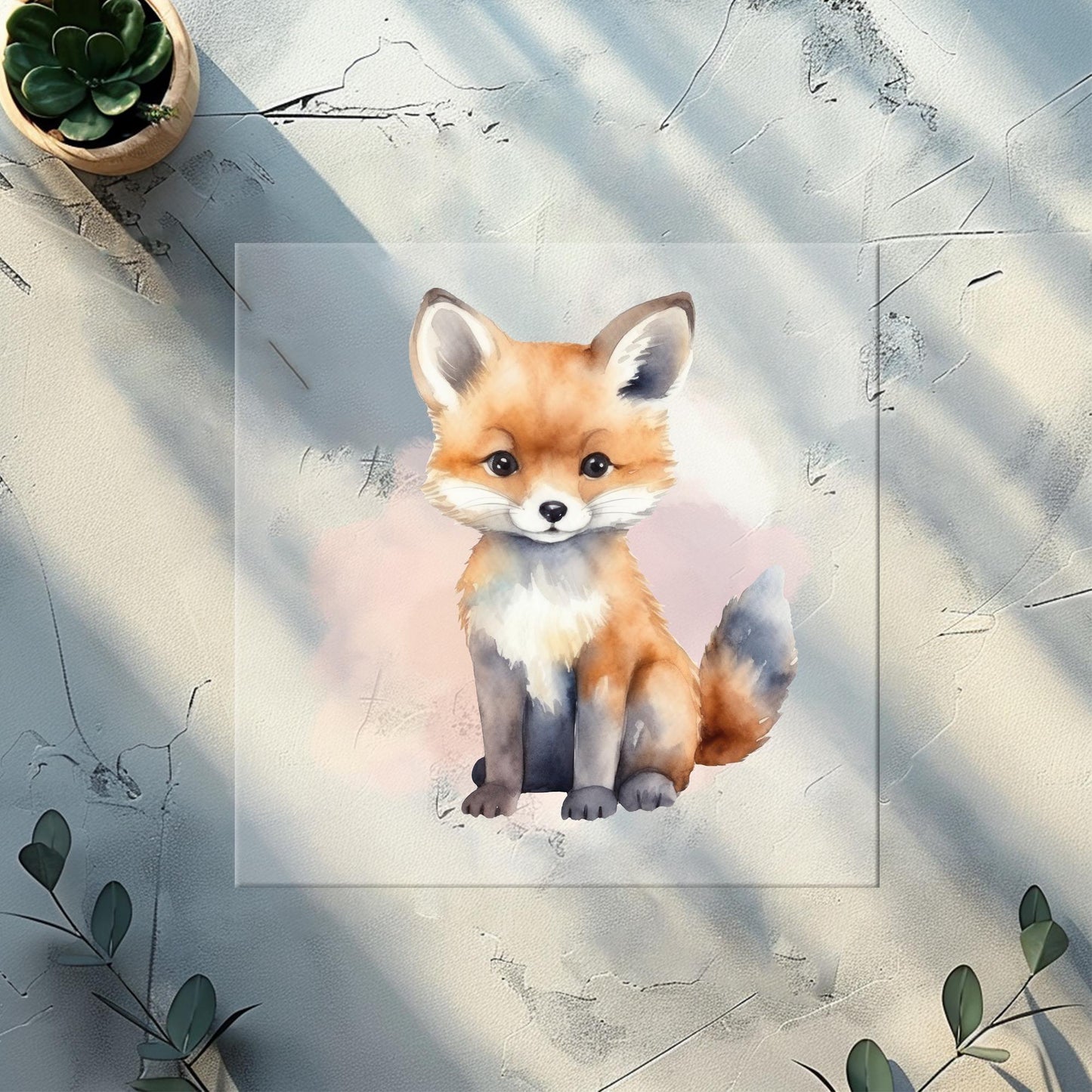 Fuchs Bügelbild DTF Transfer Kinderkleidung – süßer Fuchs Baby Handmade by Kati