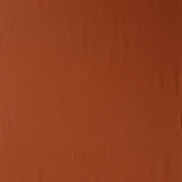 Uni Stoff Meterware - French Terry in Kupfer
