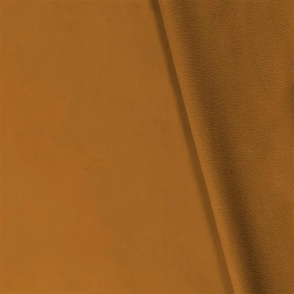 Softshell Marie ockergelb | einfarbiger Softshell Stoff Meterware
