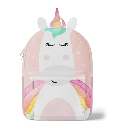 Rucksack Nähpanel für Kinder – Einhorn Motiv Panel für DIY Kinderrucksack